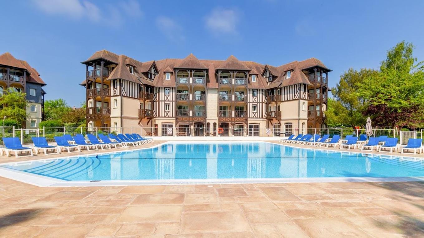 דוביל Appart 2 Chambres Piscine Chez Rox - Residence Du Golf מראה חיצוני תמונה